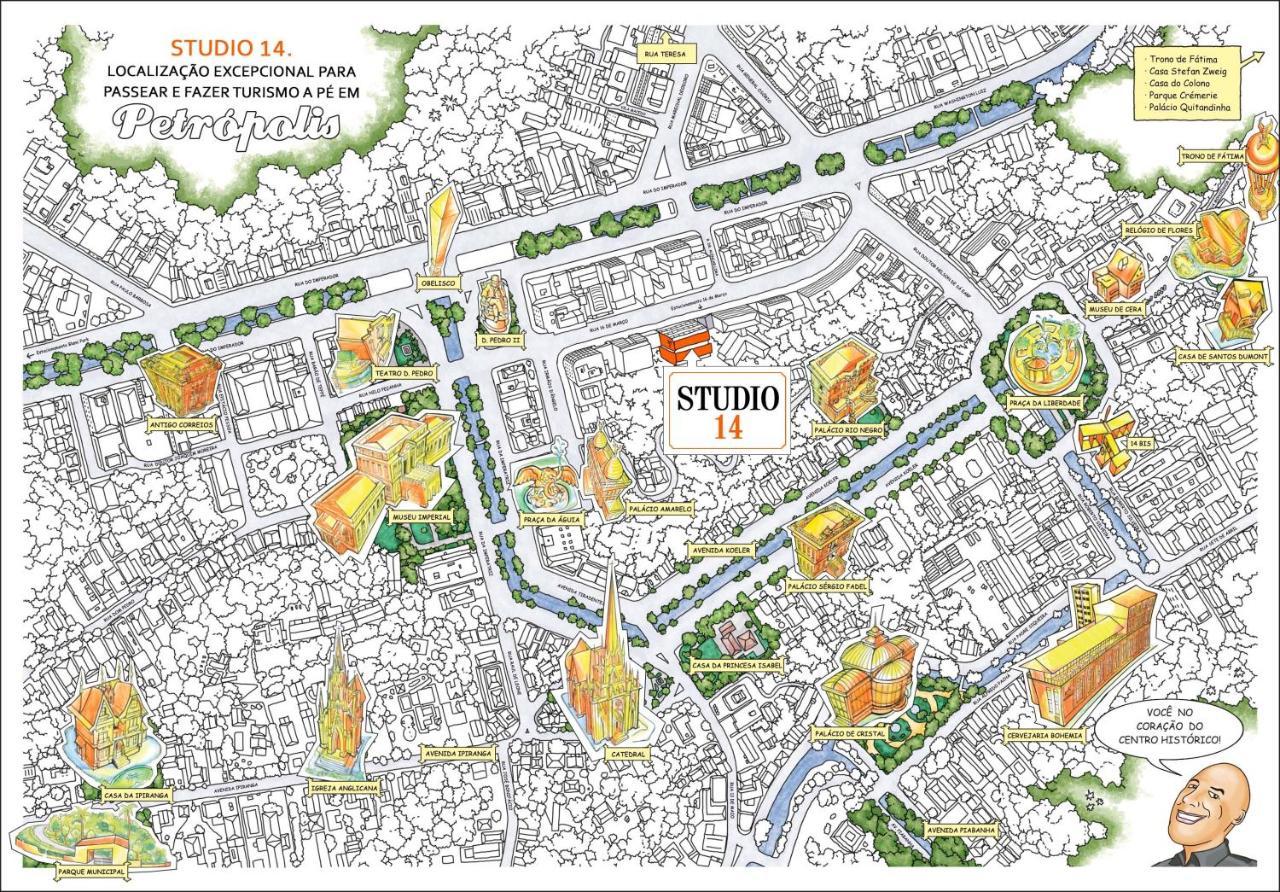 Studio 14 Petrópolis Eksteriør bilde